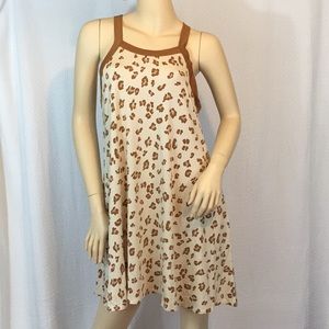 Agnes & Dora Animal Print Keyhole Tunic Leopard XL